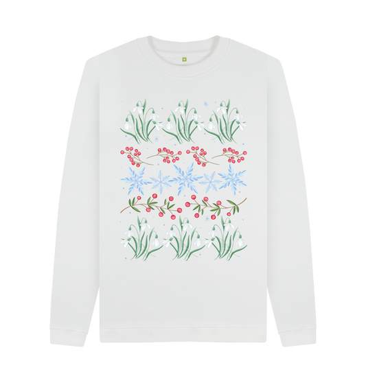 Snowdrops in Winter - Unisex Christmas Jumper
