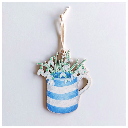 Snowdrops Mug Decoration