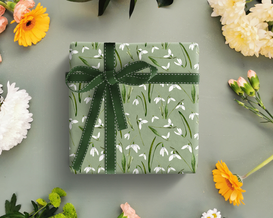 Snowdrops Gift Wrap